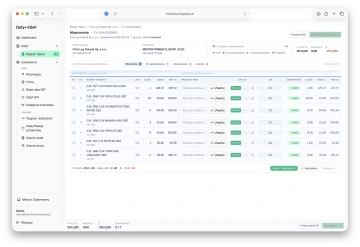 Inteligentna analiza i mapowanie produktów